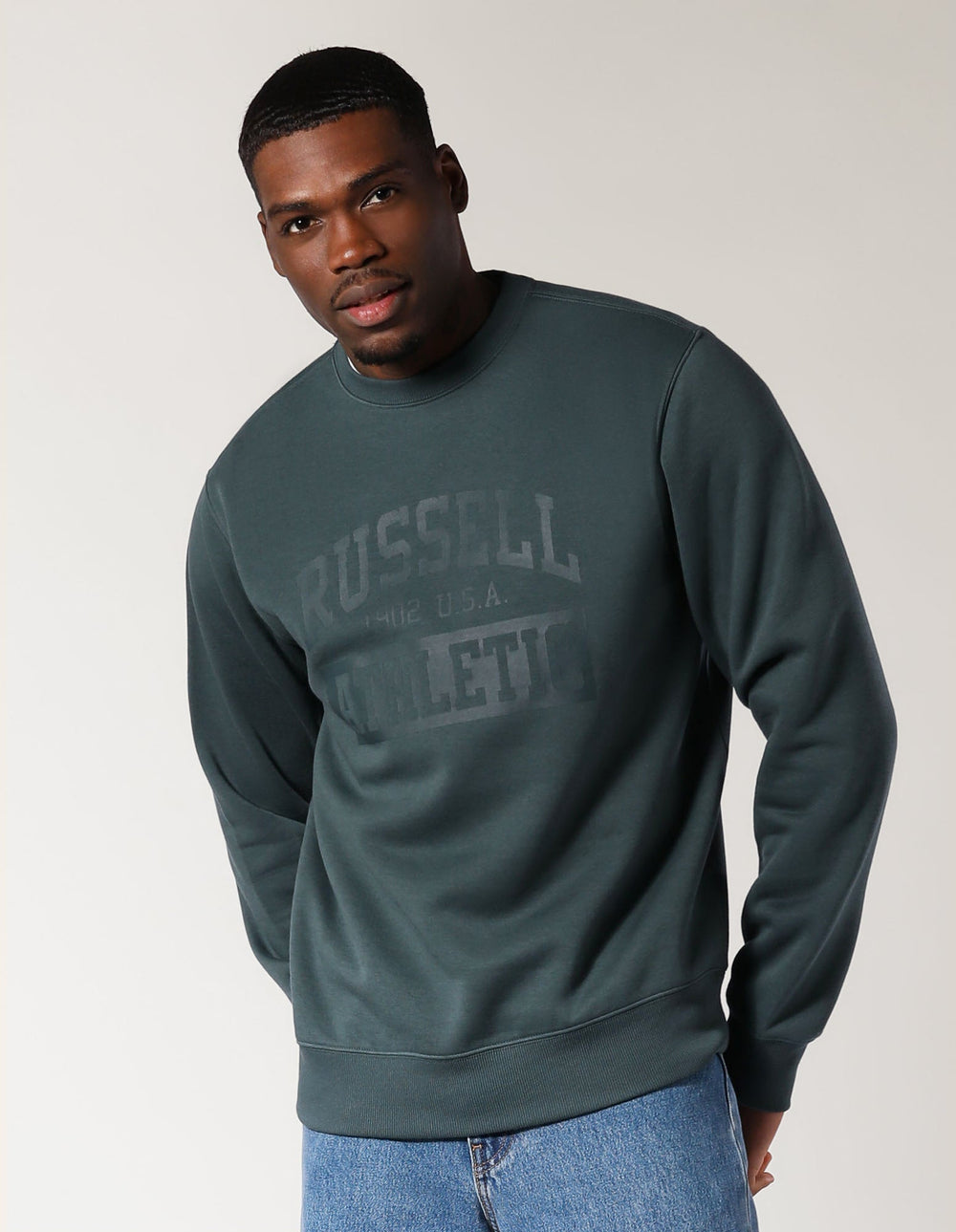 Russell Athletic Australia Men's Stack Crew - Bottlebrush True Since 1902