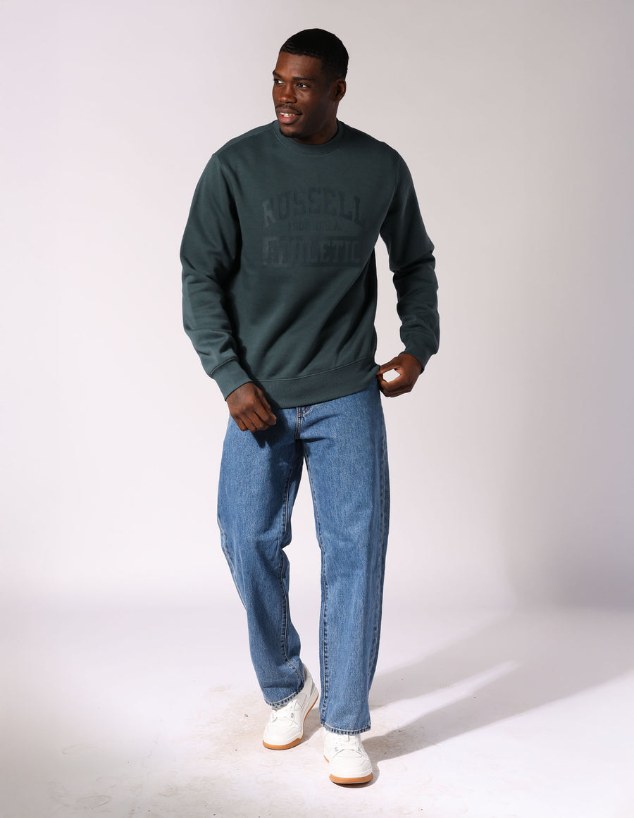 Russell Athletic Australia Men's Stack Crew - Bottlebrush True Since 1902