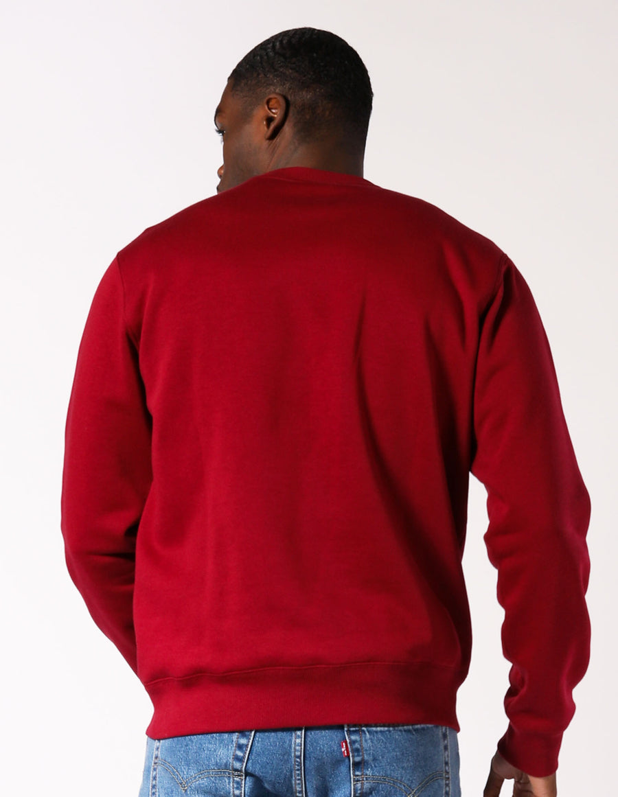 Script Arch Men's Crew - Maroon