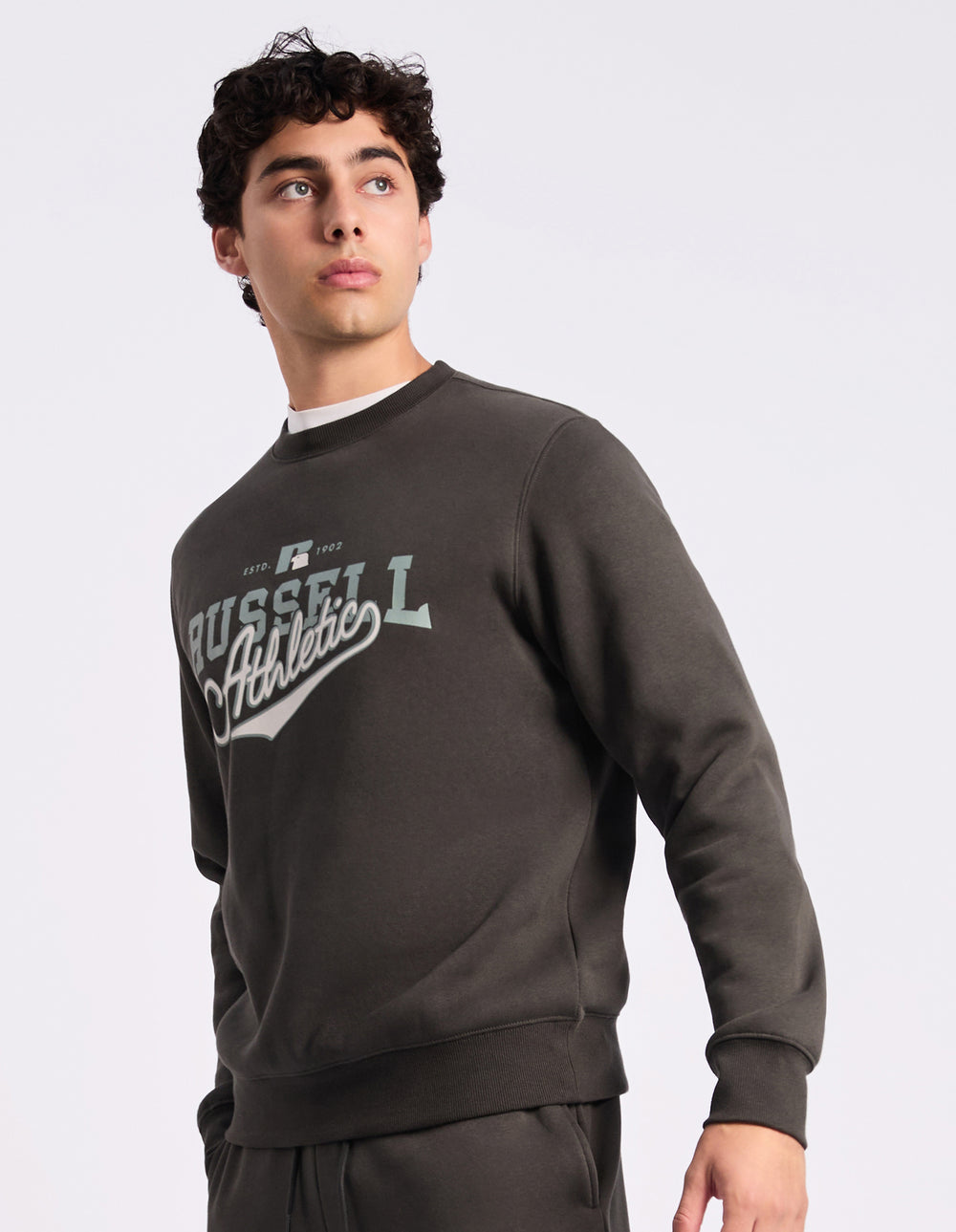 Russell Athletic Australia Brutalist Men's Crew - Raven True Since 1902