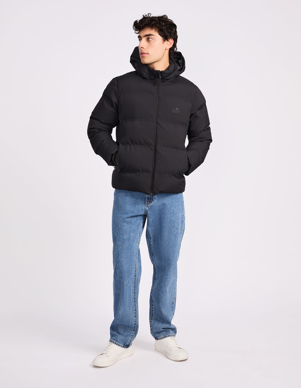 Bronx Mens Puffer Jacket - Black