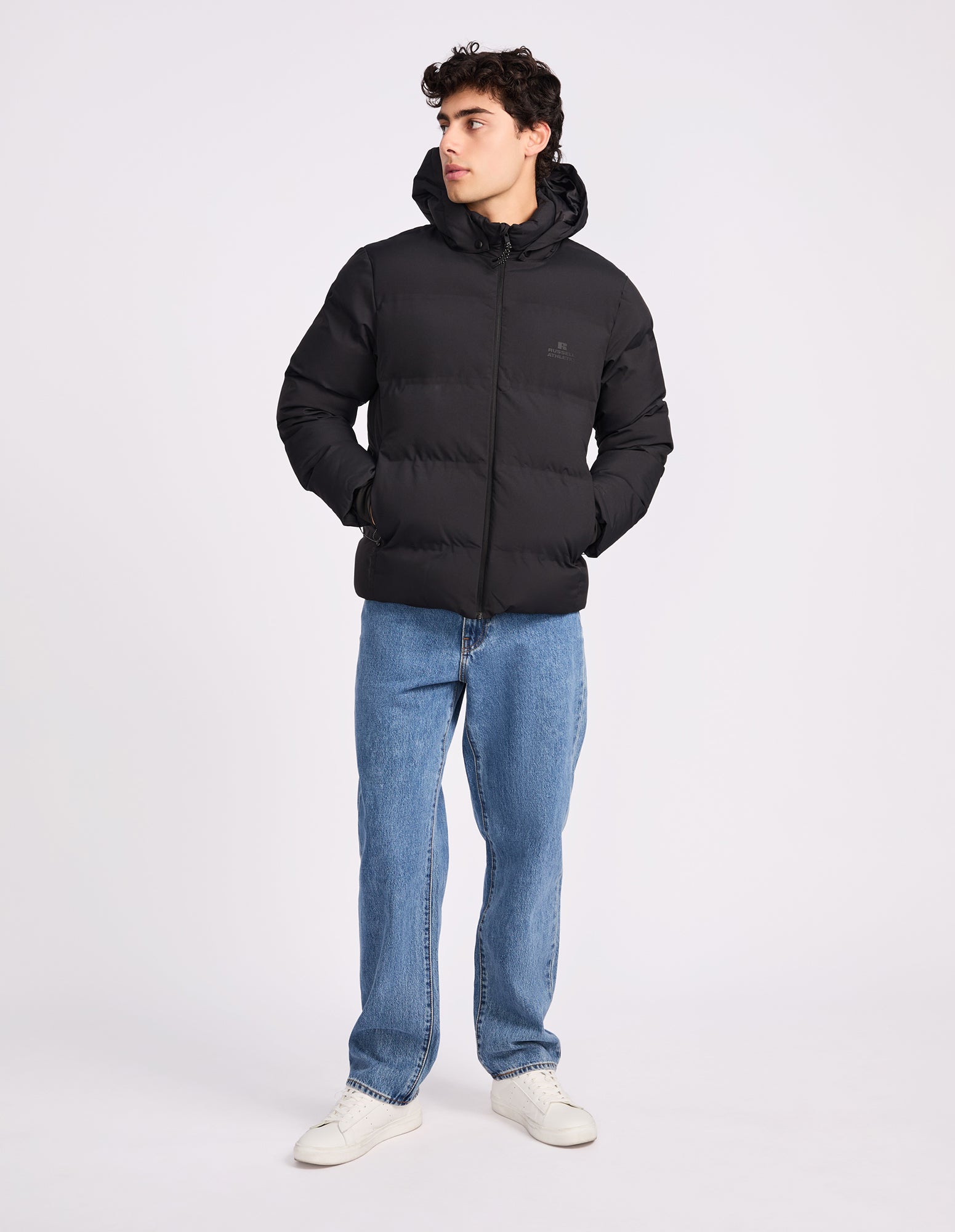 Bronx Mens Puffer Jacket - Black