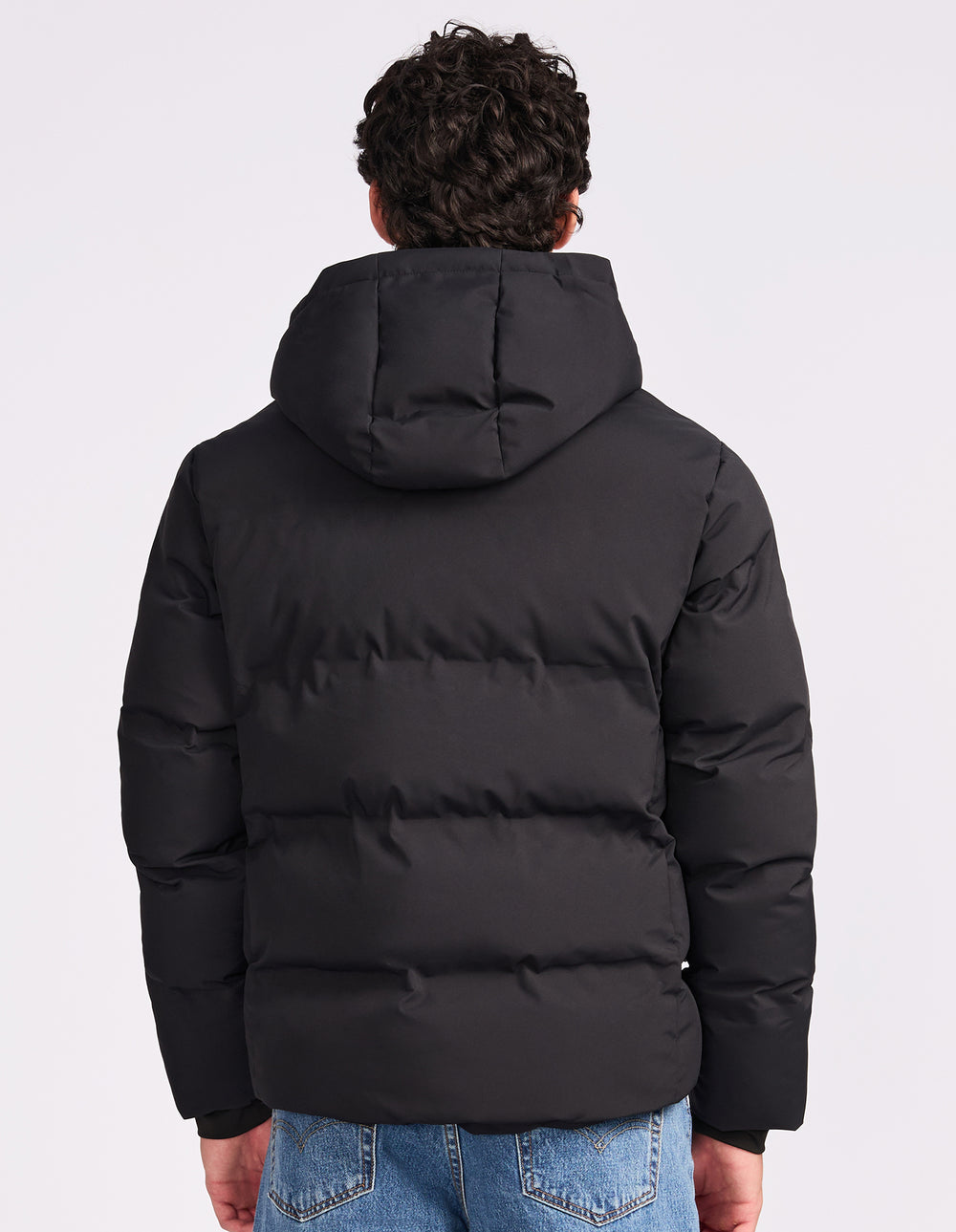 Bronx Mens Puffer Jacket - Black