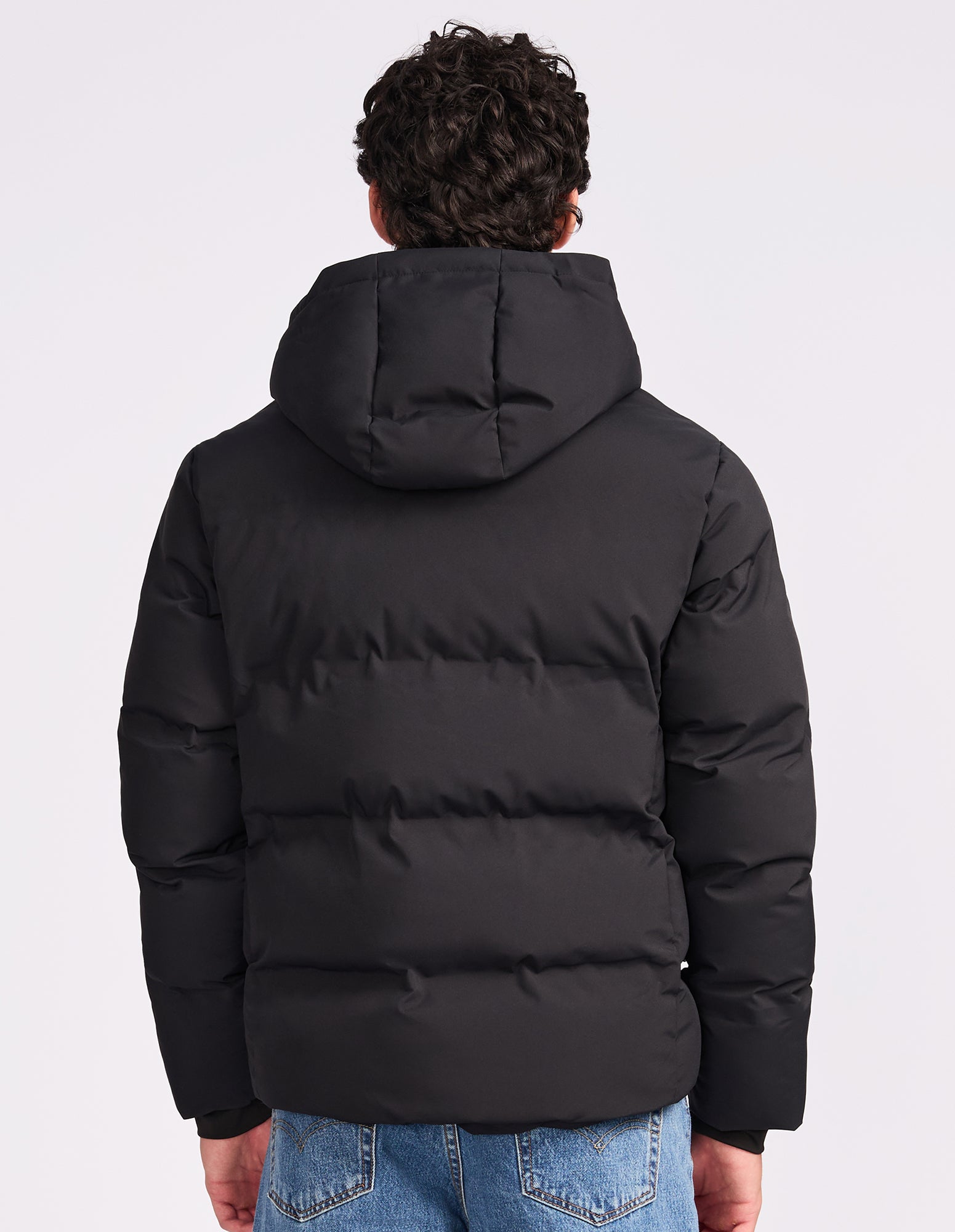 Bronx Mens Puffer Jacket - Black
