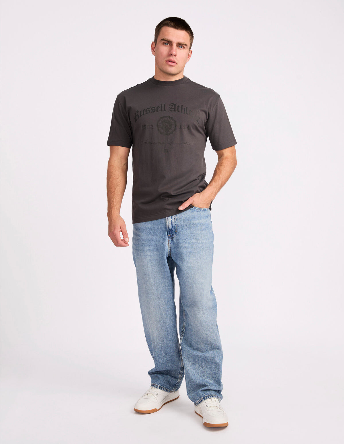 Black Letter Oversize Men's Tee