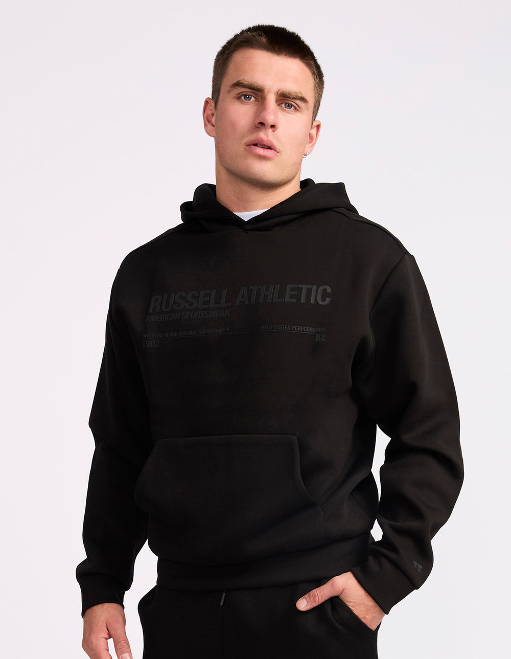 Russell Athletic Australia Helvetica Leisure Men's Hoodie True Since 1902