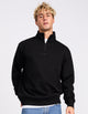 Brooklyn Men's Quarter Zip - Black