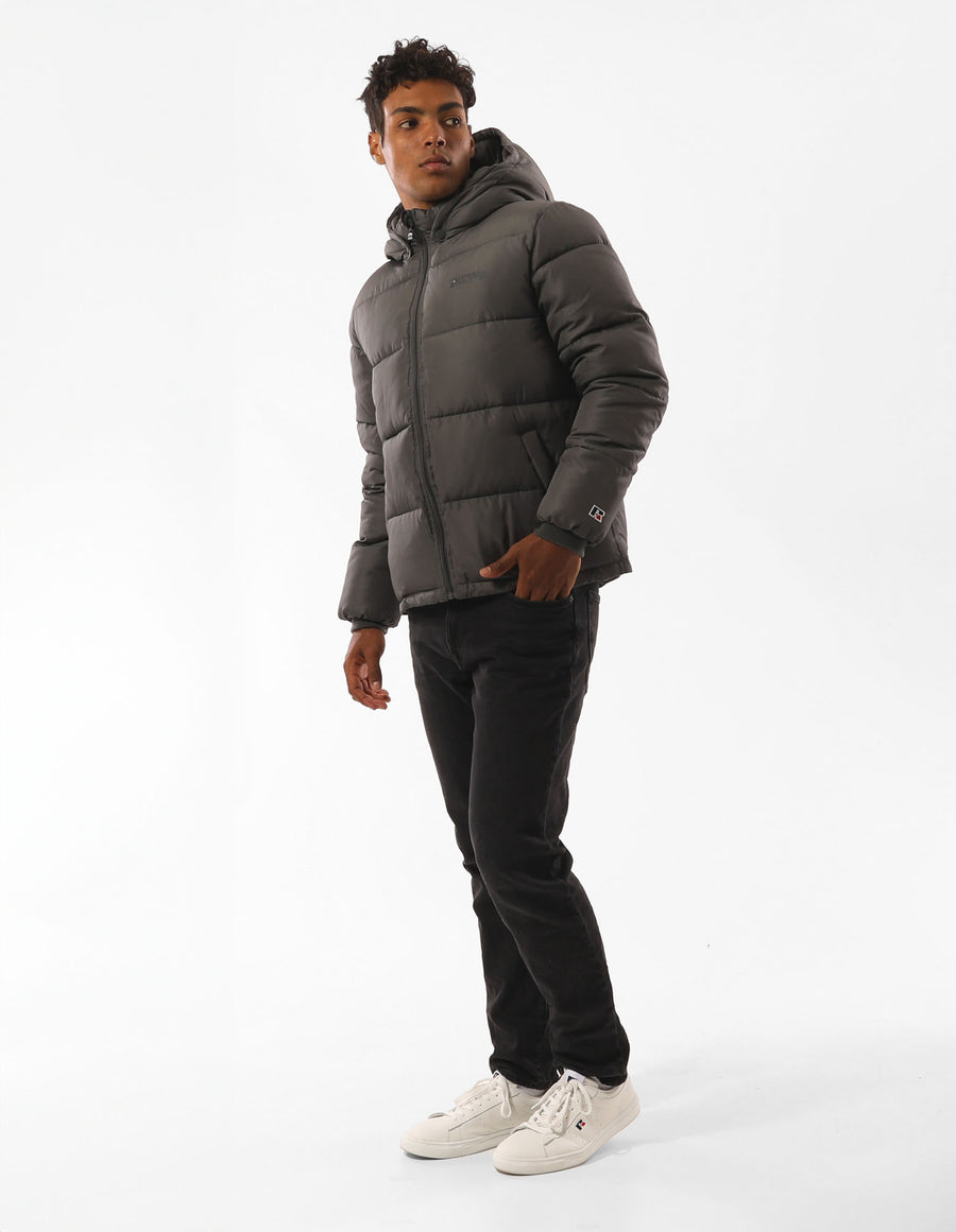 Russell Athletic Australia Men's Hampton Puffer Jacket - Grey True Since 1902