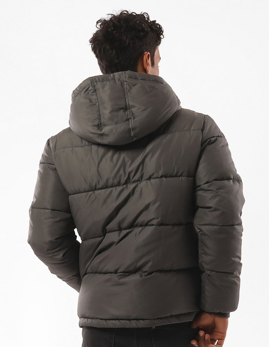 Russell Athletic Australia Men's Hampton Puffer Jacket - Grey True Since 1902
