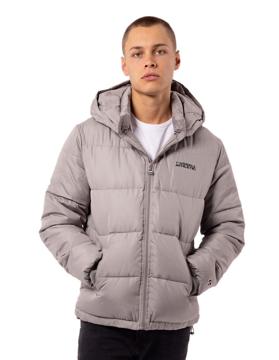 Russell Athletic Australia Men's Hampton Puffer Jacket in Timber True Since 1902