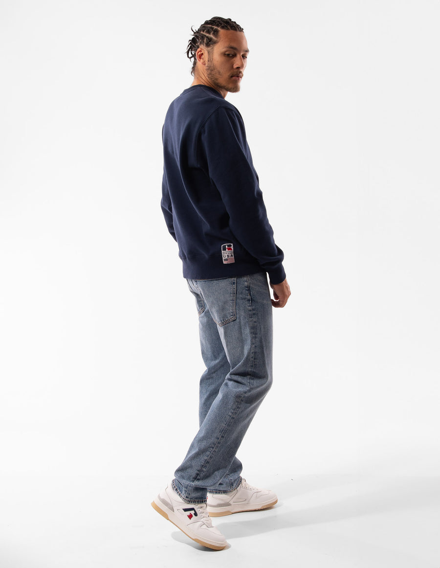 Russell Athletic Australia Men's Lewis Crew - LA Navy True Since 1902