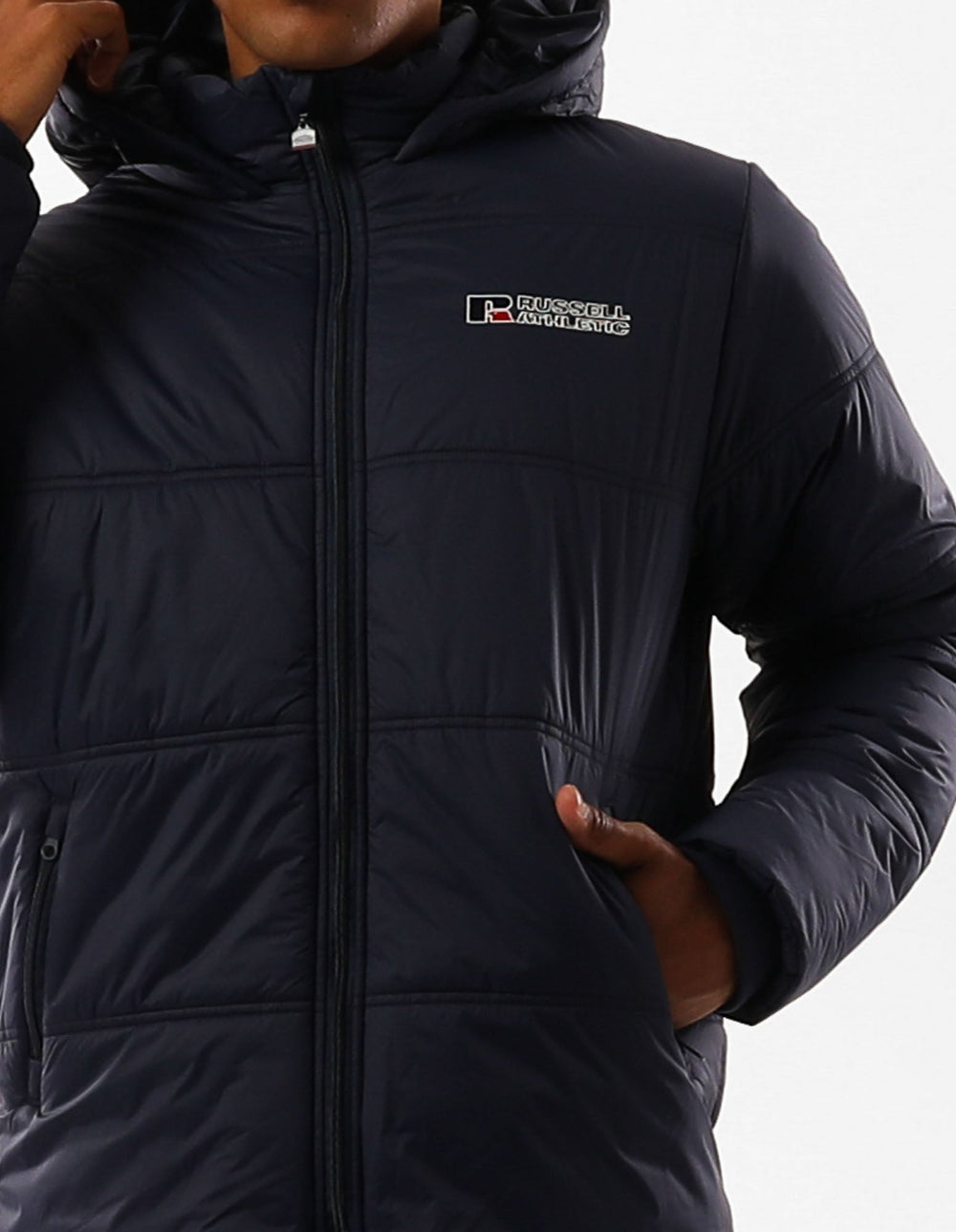 Russell Athletic Australia Men's Lewis Puffer Jacket - LA Navy True Since 1902