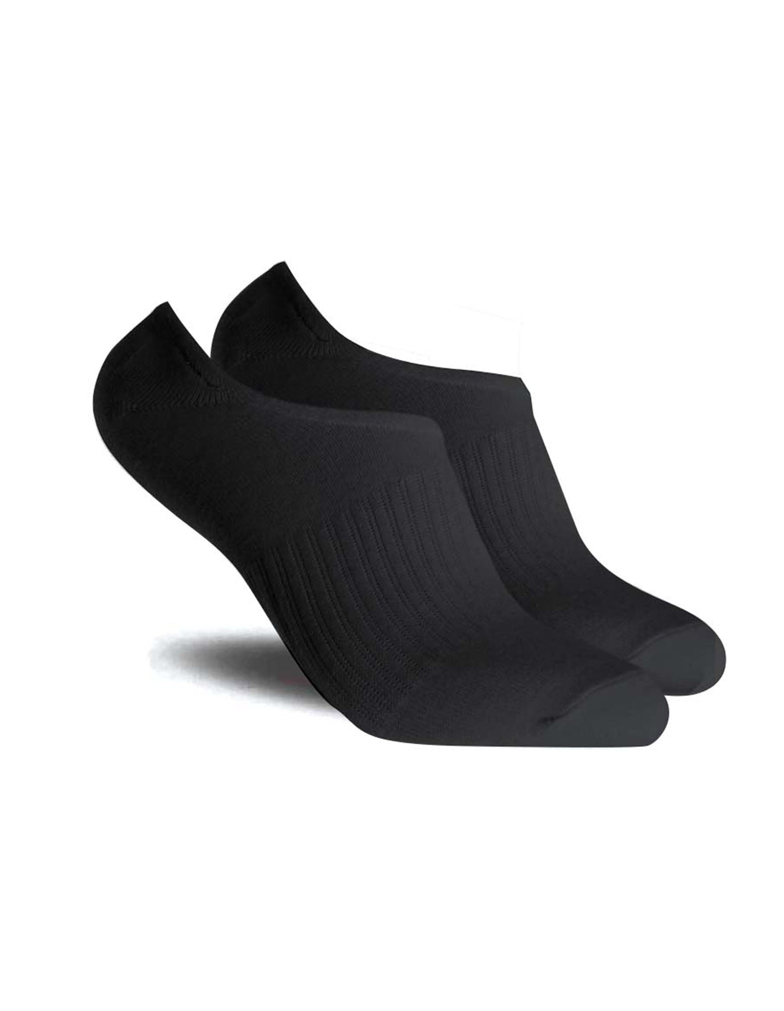 Classic No Show Socks 3 Pack - Black
