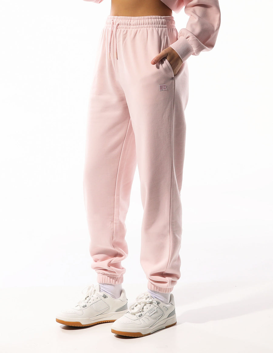 Russell Athletic Australia Women's R Logo Track Pants - Pale Lilac Pink True Since 1902