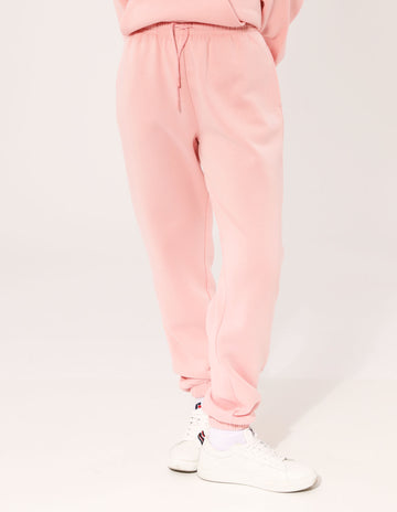 Women's R Logo Elastic Cuff Track Pants - Quartz Pink