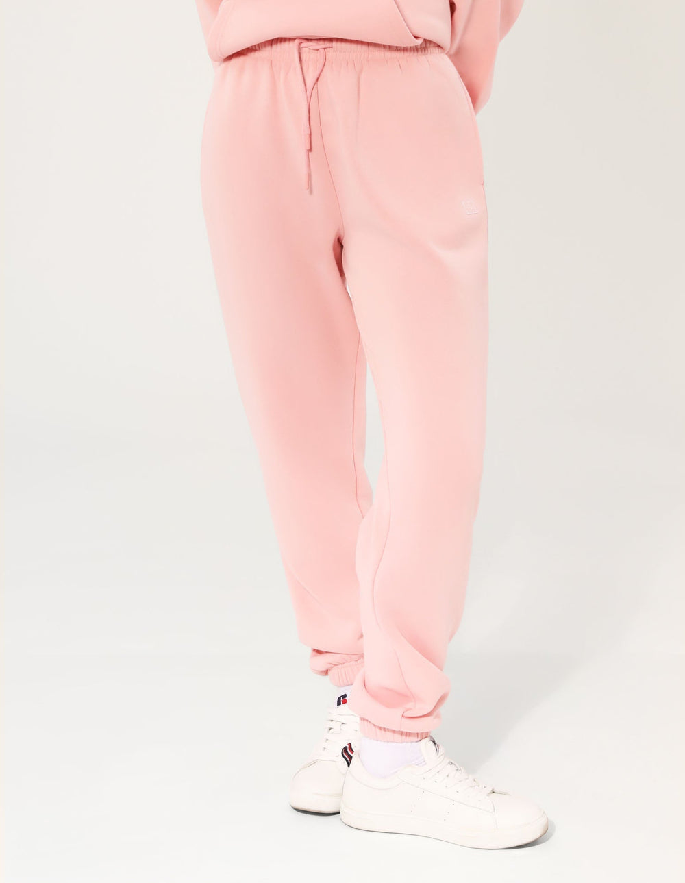 R Logo Elastic Cuff Women's Track Pants - Quartz Pink