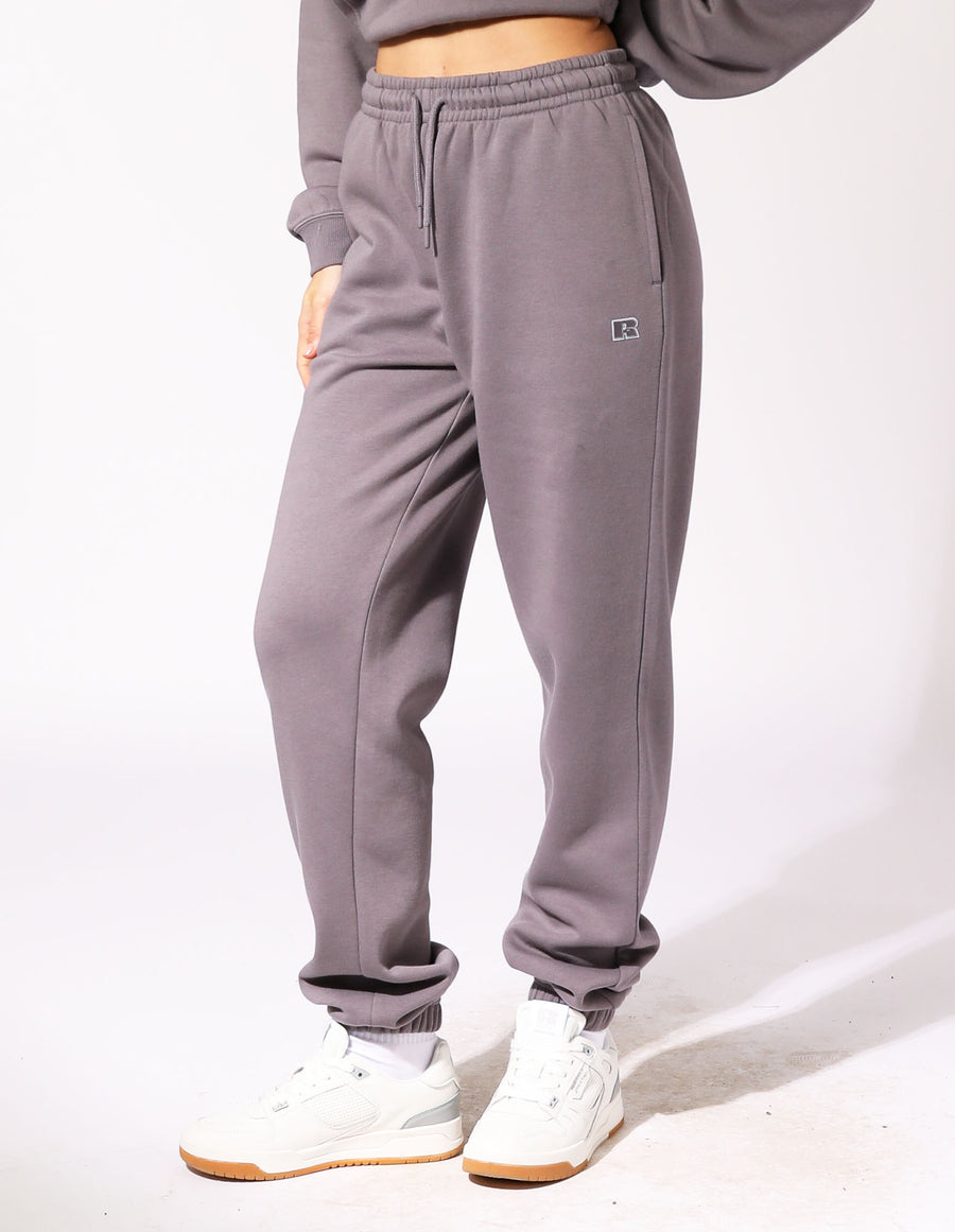Elevate your style with our Russell Athletic Women's R Logo Track Pants - Shark.