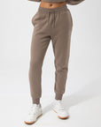 Arch Logo Women's Trackpants - Mocha