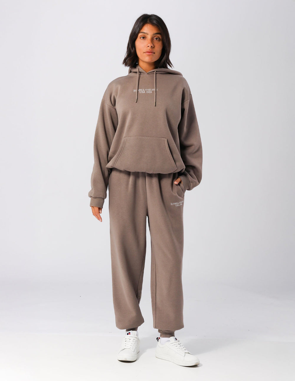 Russell Athletic Australia Womens USA 1902 Trackpant - Mocha True Since 1902