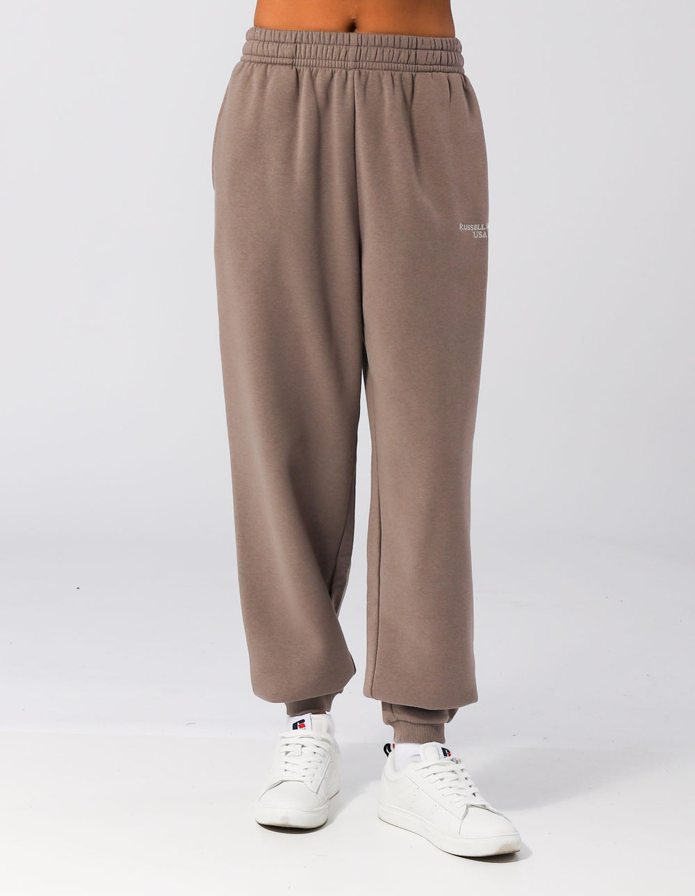 Russell Athletic Australia Womens USA 1902 Trackpant - Mocha True Since 1902