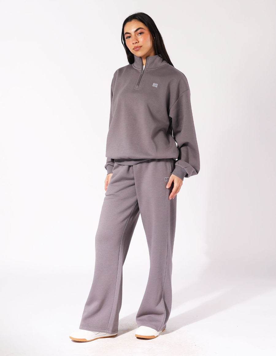 Russell Athletic Australia Women's R Logo Wide Leg Pant in Shark True Since 1902