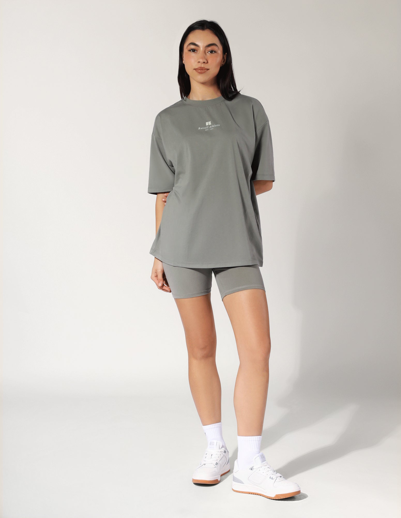 Women's R Logo Bike Short - Shadow Green