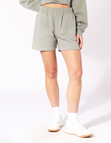 Russell Athletic Australia Women's R Logo Shorts - Shadow True Since 1902