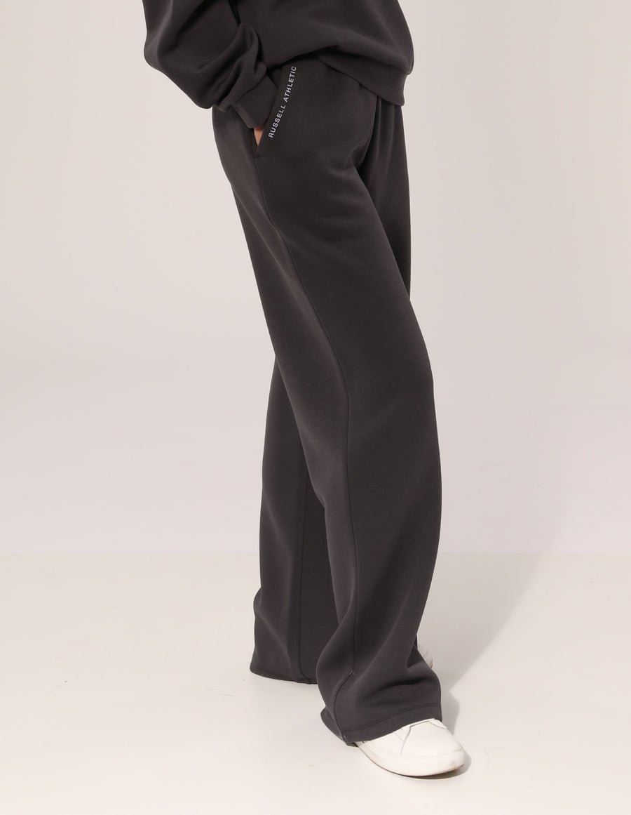 Russell Athletic Australia Women's R Tech Leisure Wide Leg Track Pant - Dark Grey True Since 1902