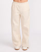 R Tech Leisure Wide Leg Women's Track Pant - Vanilla