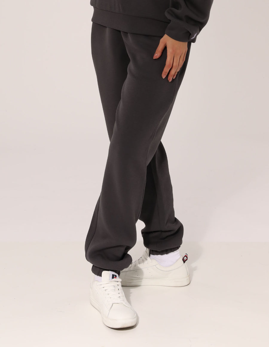 Russell Athletic Australia Women's R Tech Leisure Cuff Trackpant - Dark Grey True Since 1902