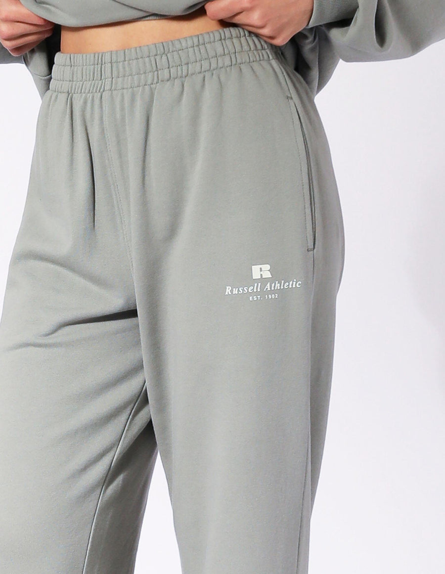 Women's R Logo Wide Leg Pant - Shadow Green