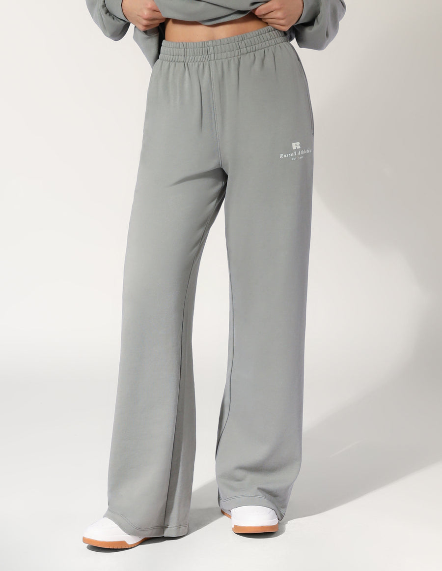Women's R Logo Wide Leg Pant - Shadow Green