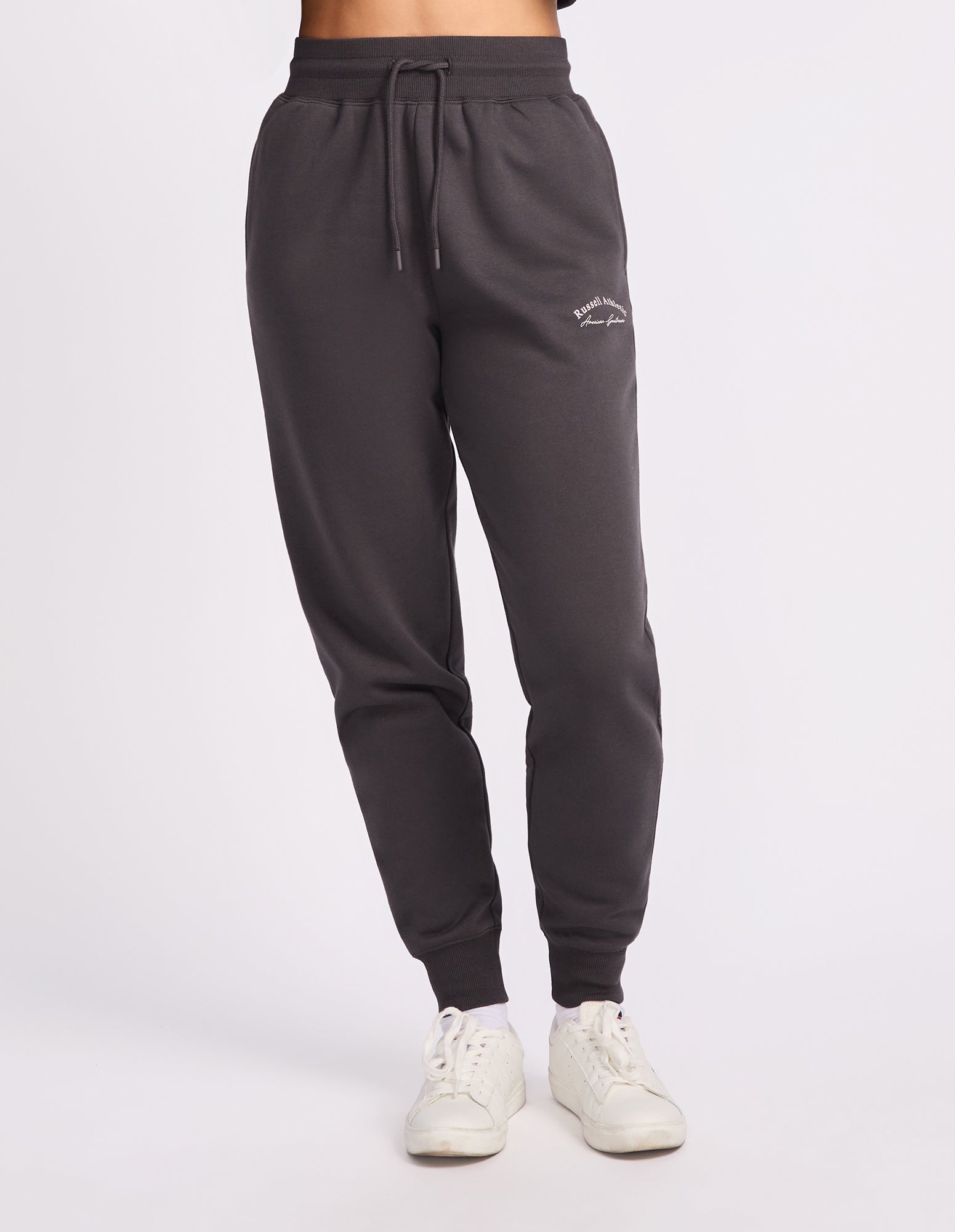 May Cuff Womens Trackpant - Dark Grey