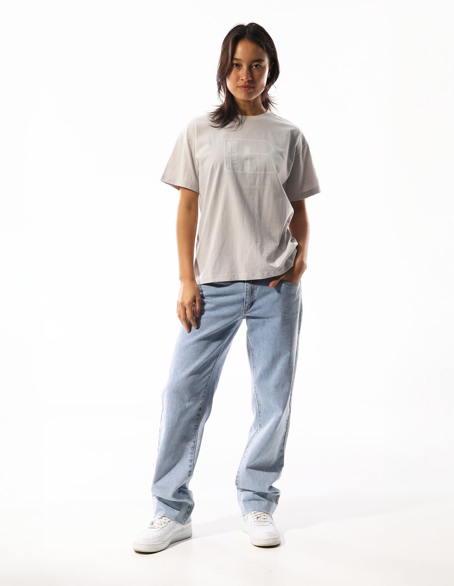 Russell Athletic Australia Women's Originals Inlay Logo Tee - Antarctica True Since 1902