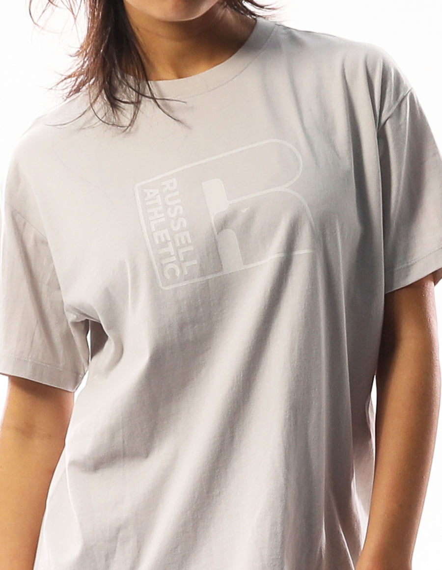 Russell Athletic Australia Women's Originals Inlay Logo Tee - Antarctica True Since 1902