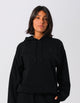 Womens R Logo Hoodie - Black