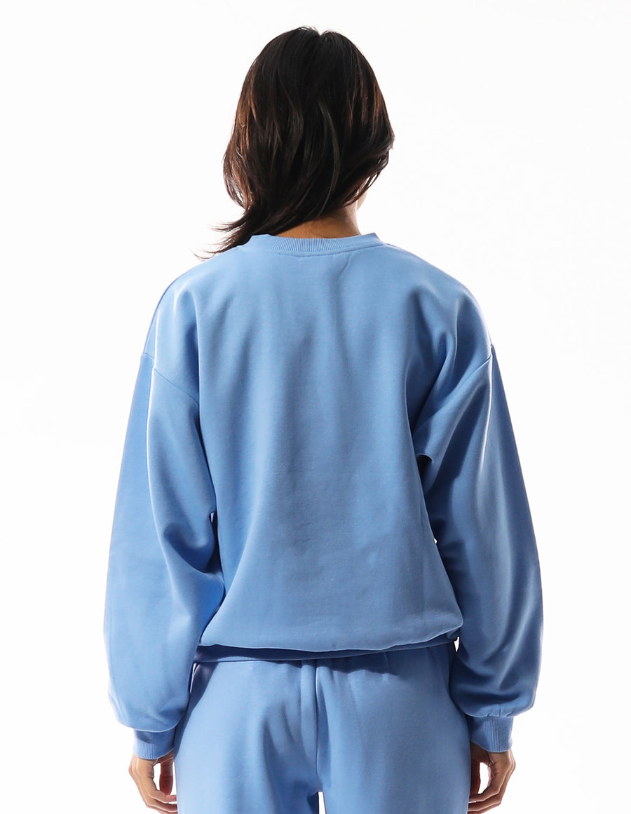 Russell Athletic Australia Women's R Logo Crew - Clear Blue Sky True Since 1902