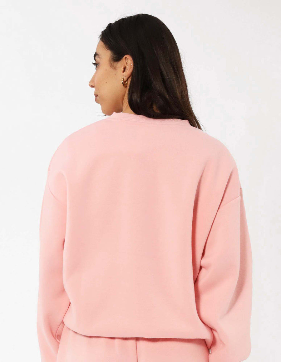 Russell Athletic Australia Women's R Logo Crew - Quartz Pink True Since 1902
