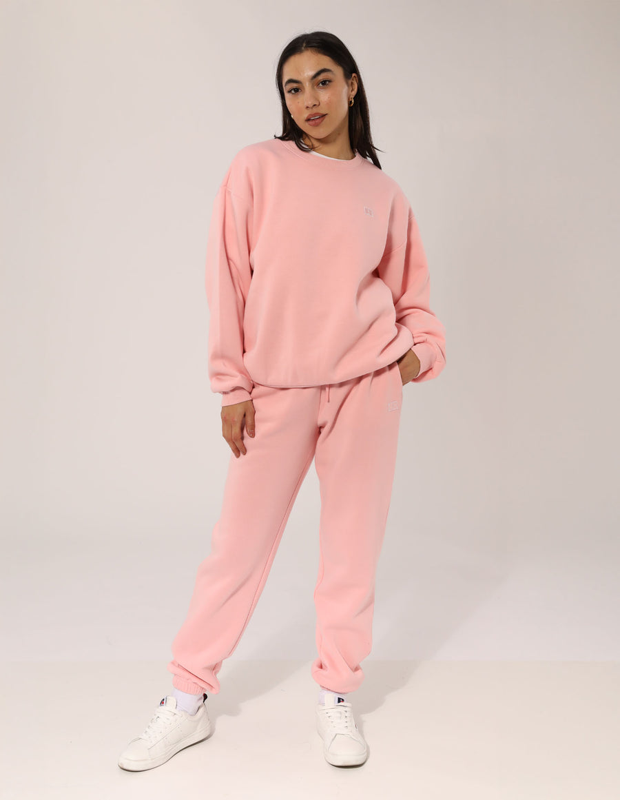 Russell Athletic Australia Women's R Logo Crew - Quartz Pink True Since 1902