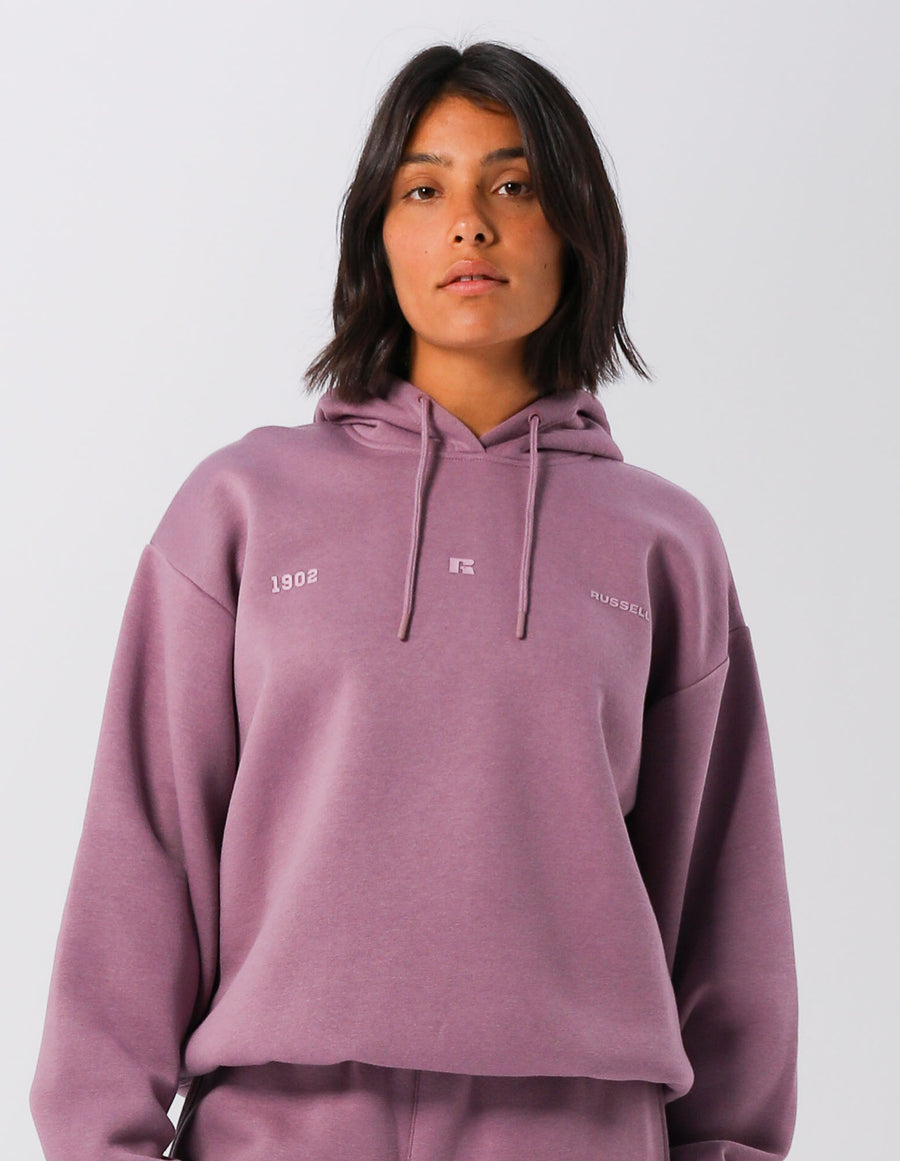 Russell Athletic Australia Womens 1902 Trio Hoodie - Elderberry True Since 1902