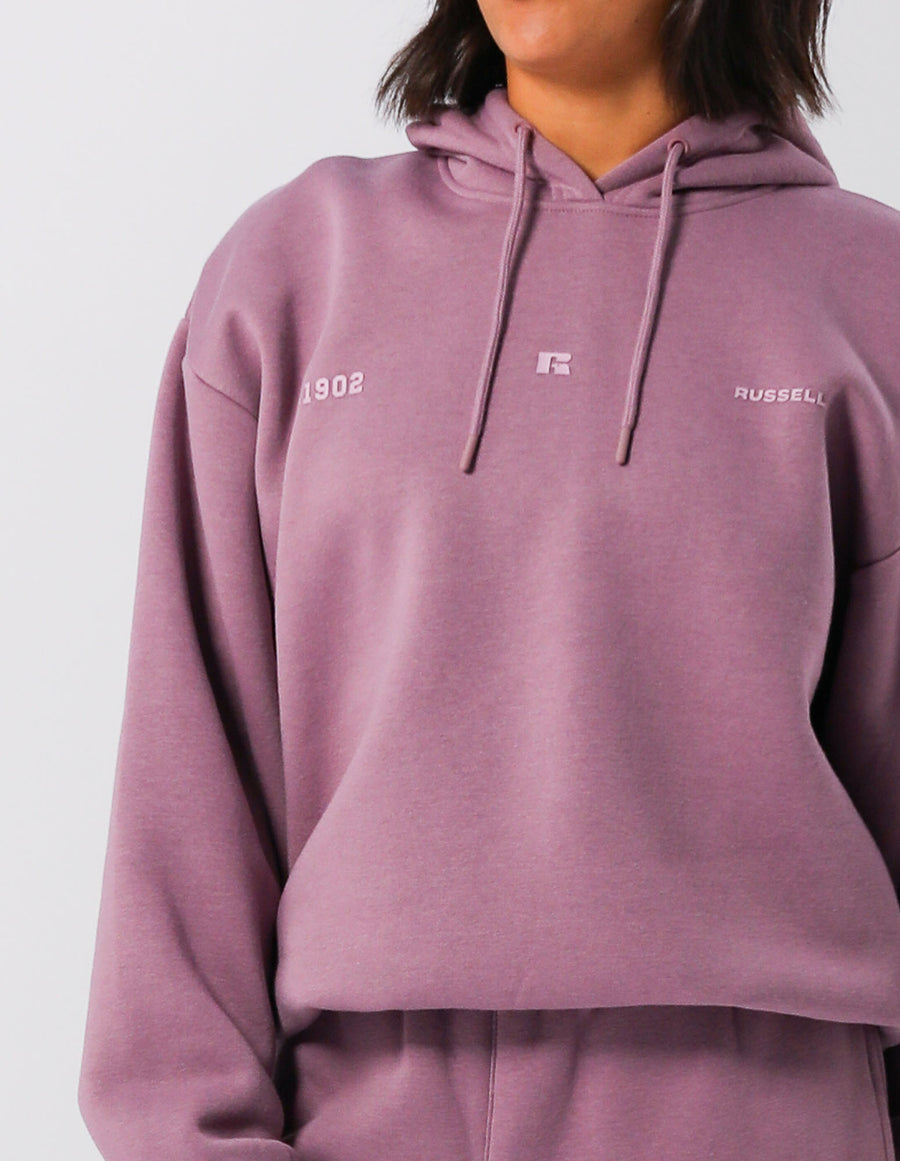 Russell Athletic Australia Womens 1902 Trio Hoodie - Elderberry True Since 1902