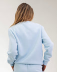 Russell Athletic Australia Arch Logo Women's Crew Sweat - Blue Breeze True Since 1902