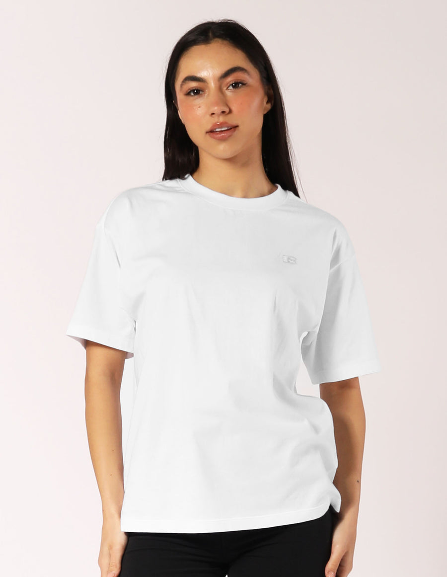 R Logo Women's Tee - White