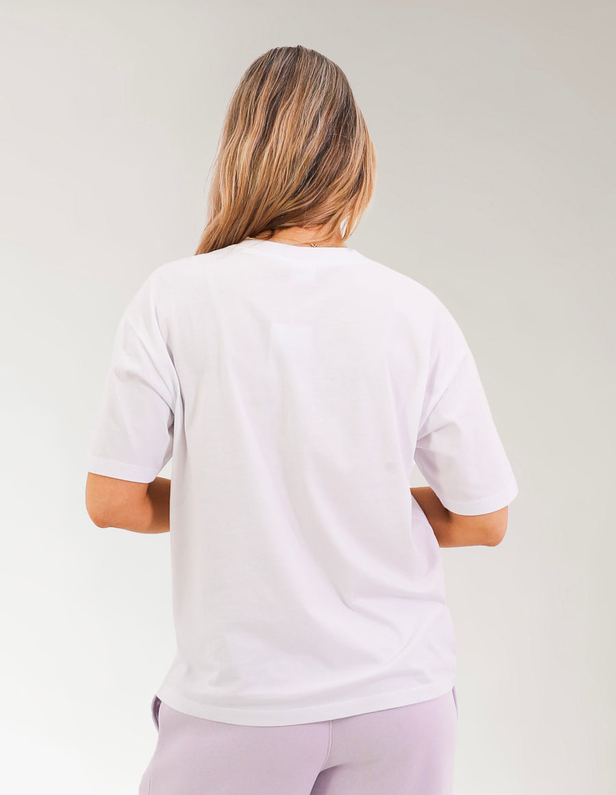 Russell Athletic Australia Colorado Oversize Womens  T-Shirt - White True Since 1902