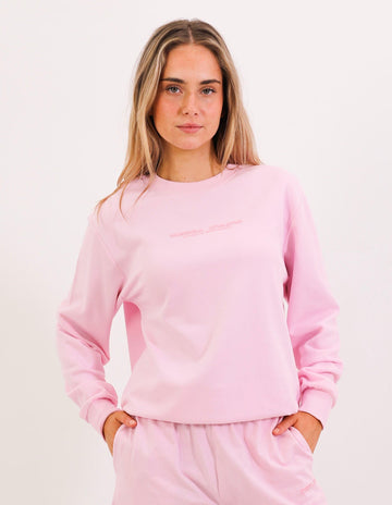 Women's Linear Crew - Pink Tulle