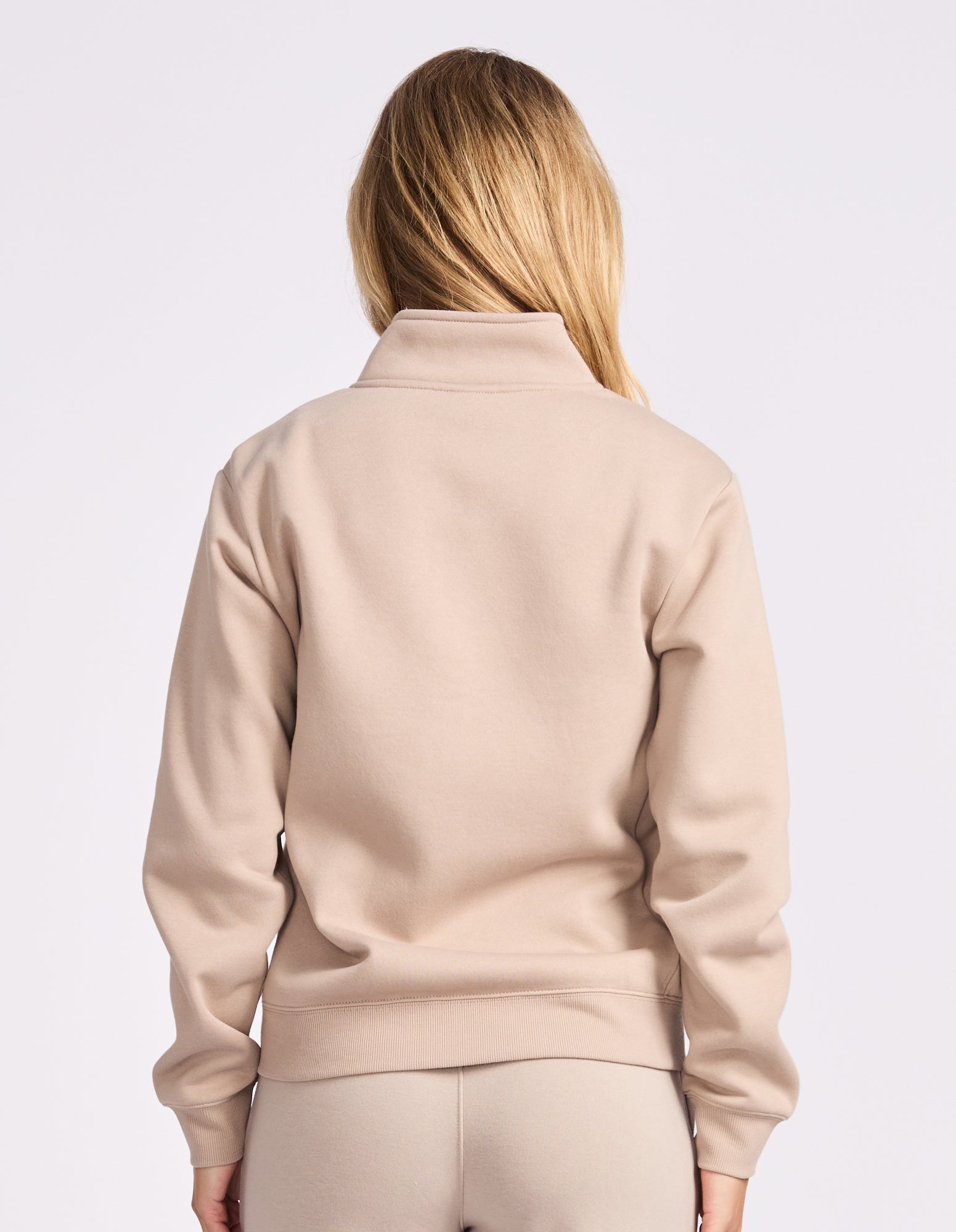 R Logo Trucker Zip Through Womens Jacket - String