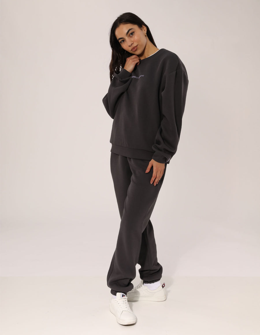 Russell Athletic Australia Women's R Tech Leisure Crew - Dark Grey True Since 1902