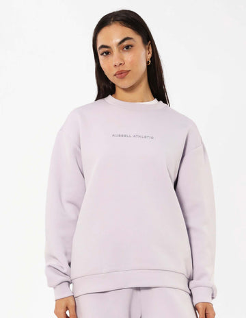Russell Athletic Australia Women's R Tech Leisure Crew - Mauve True Since 1902