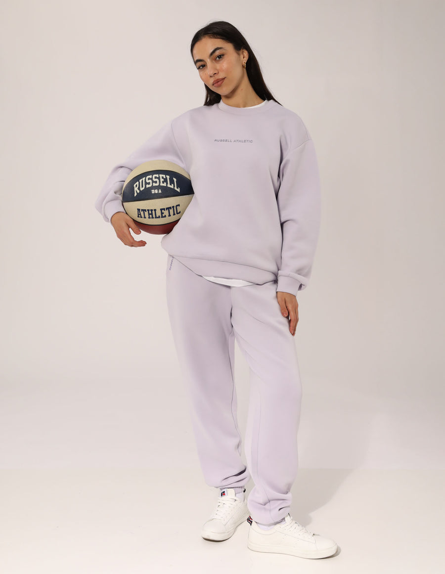 Russell Athletic Australia Women's R Tech Leisure Crew - Mauve True Since 1902