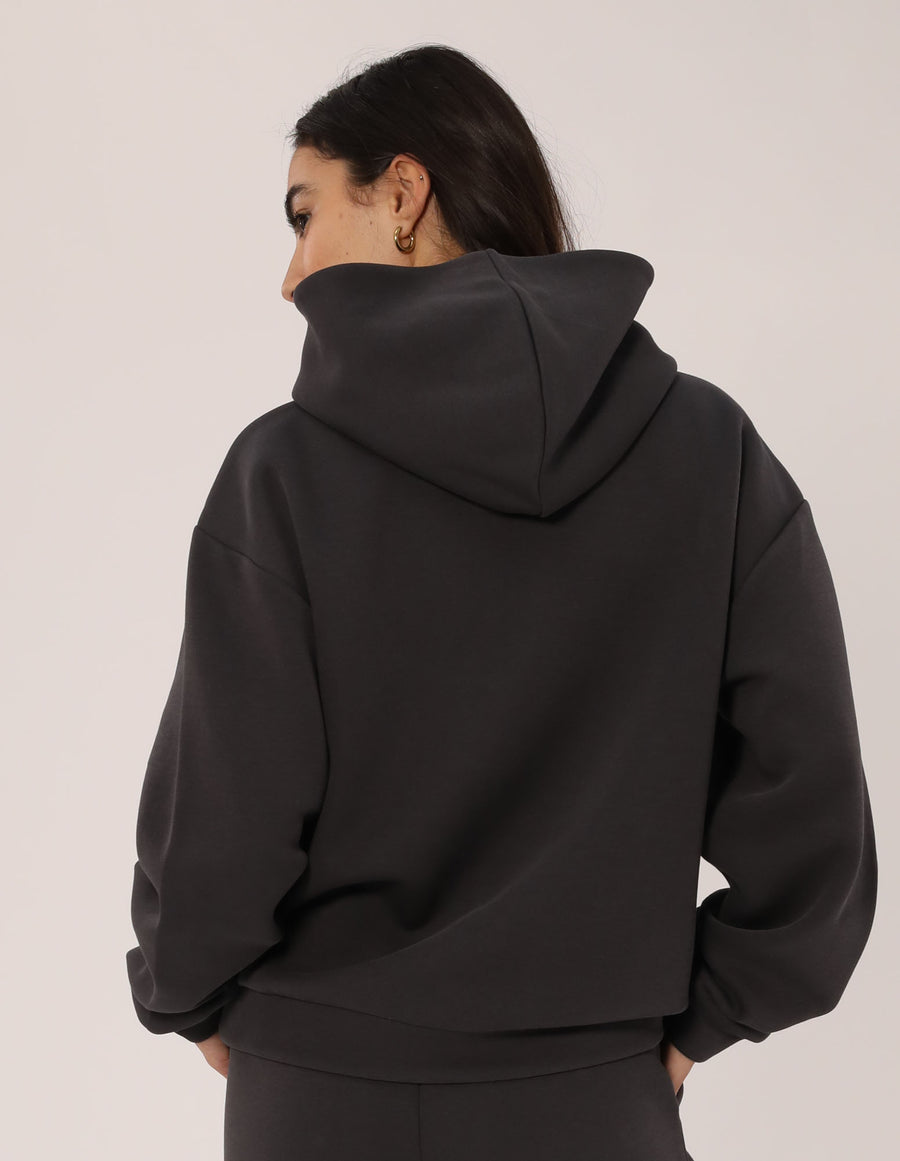 Russell Athletic Australia Women's R Tech Leisure Hoodie - Dark Grey True Since 1902